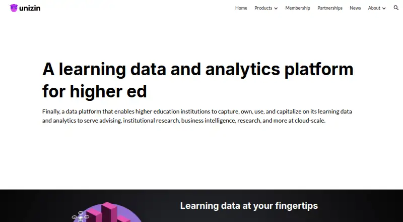 The Unizin Data Platform homepage