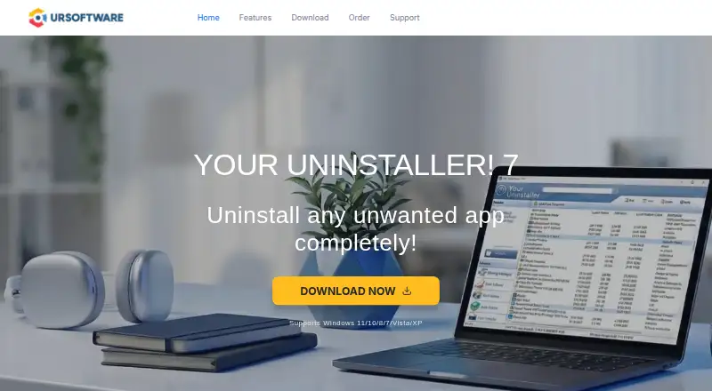 The Your Uninstaller! homepage