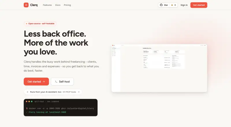 The Clerq homepage