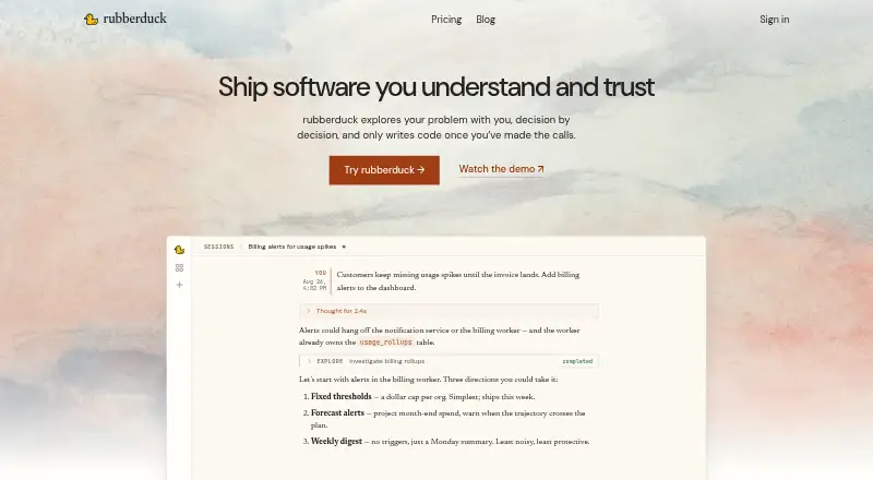 The rubberduck homepage