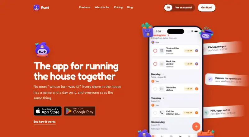 The Rumi homepage