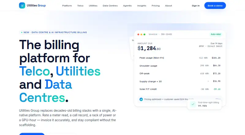 The Utilities Group homepage
