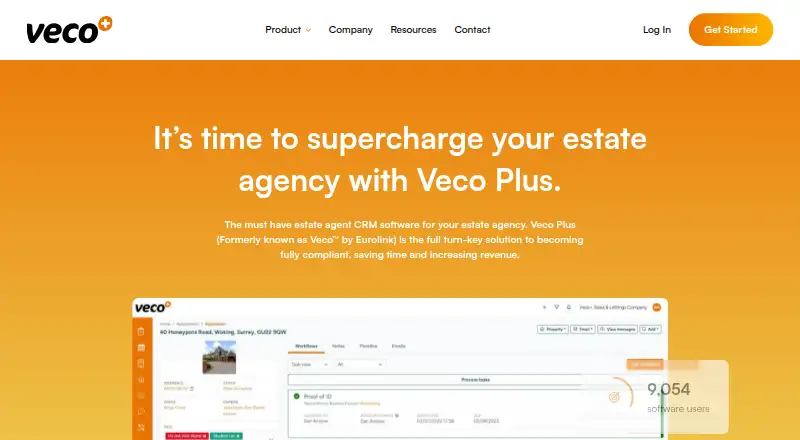 The Veco Plus homepage