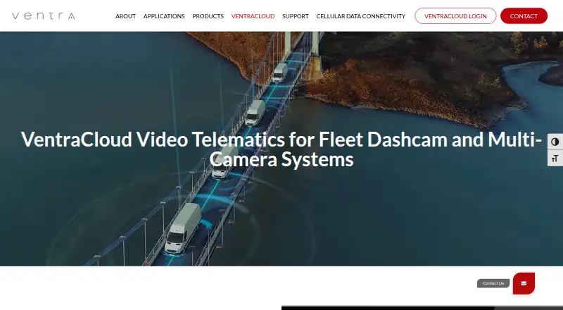 The VentraCloud homepage