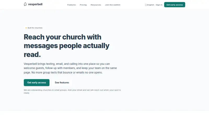 The Vesperbell homepage