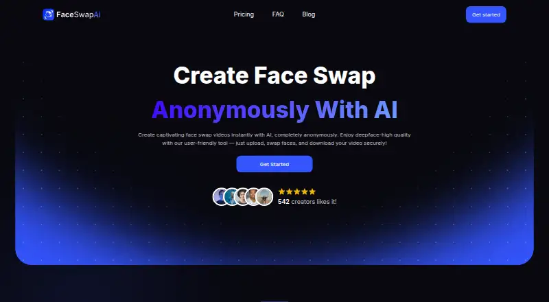 The VideoFaceSwap.ai homepage