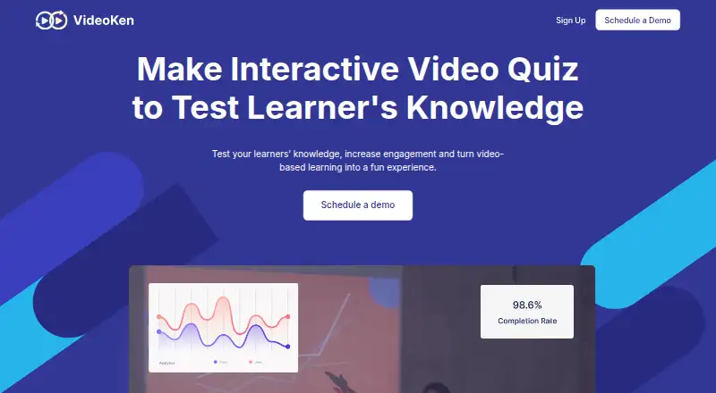 The VideoQuest homepage
