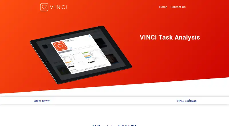 The VINCI homepage