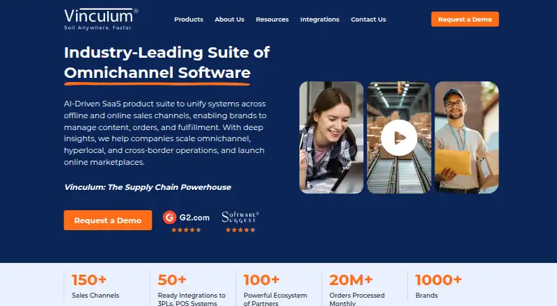 The Vinculum Vin OMS homepage