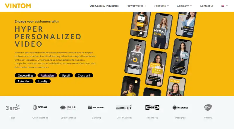 The Vintom homepage