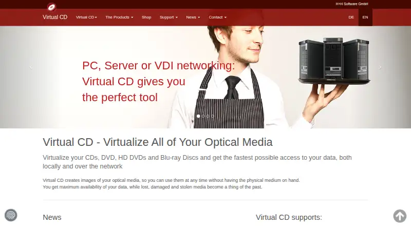 The Virtual CD homepage