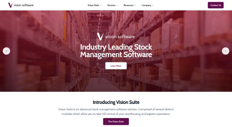 The Vision Bond homepage