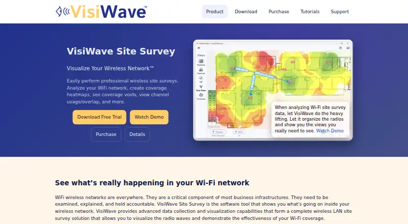 The VisiWave Site Survey homepage