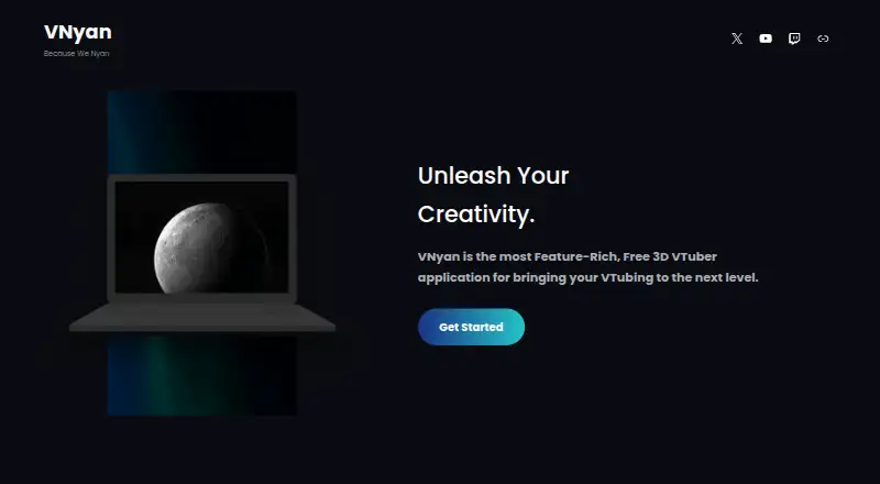 The VNyan homepage