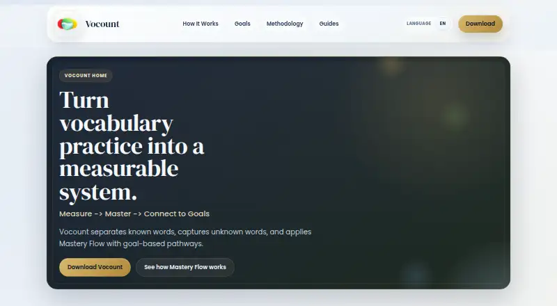 The Vocount homepage