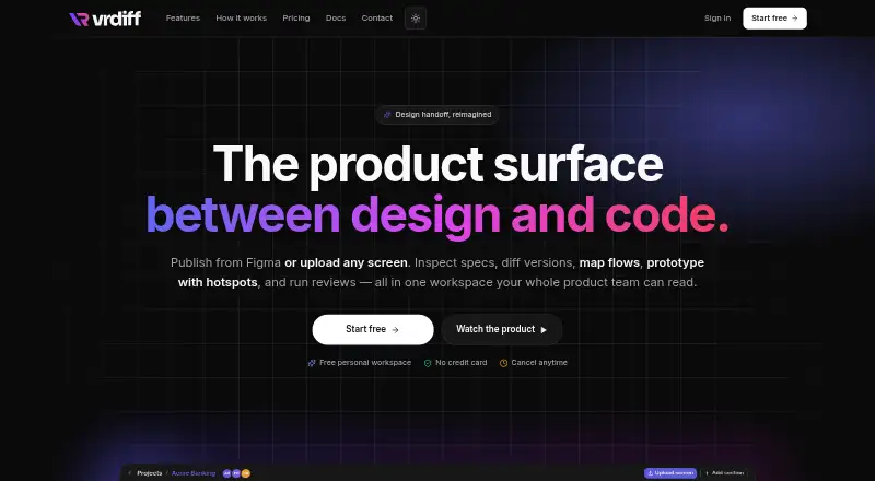 The vrdiff homepage