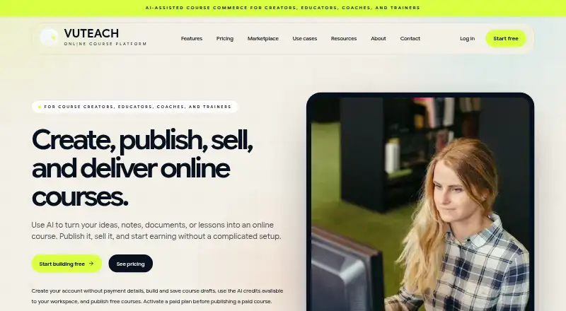 The Vuteach homepage