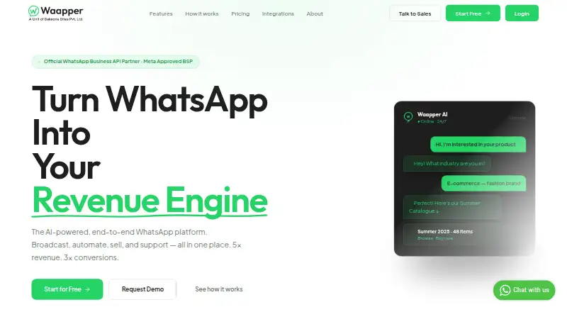 The Waapper homepage