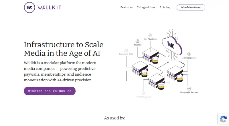 The Wallkit homepage