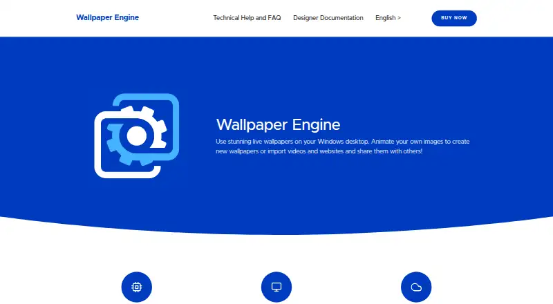 The Wallpaper Engine homepage