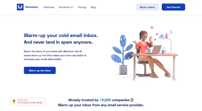 The Warmbox homepage