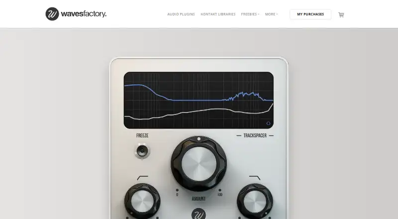 The Wavesfactory Trackspacer homepage