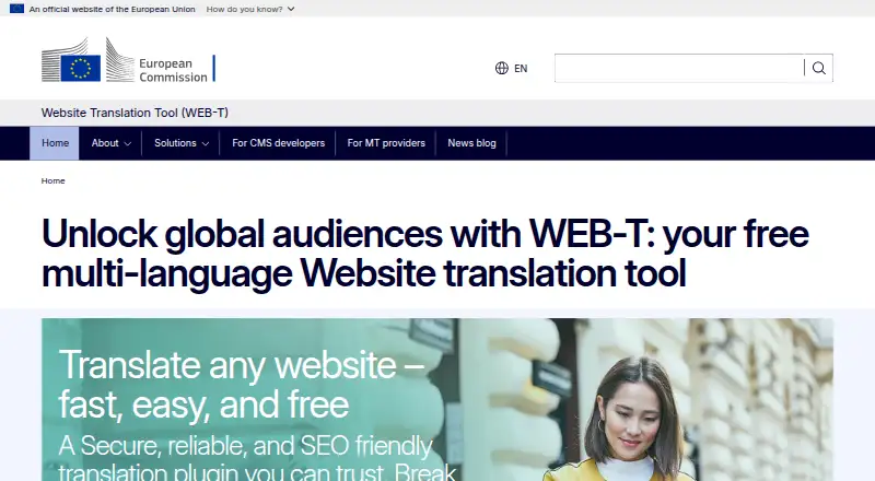 The WEB-T homepage