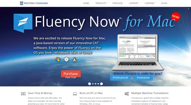The Fluency Now homepage