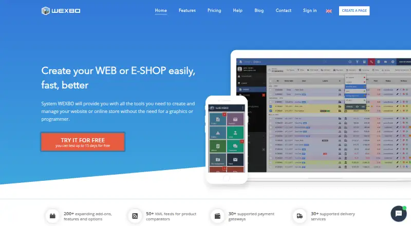 The WEXBO homepage
