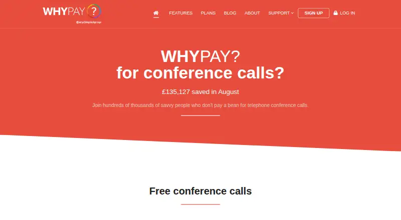 The WHYPAY? homepage