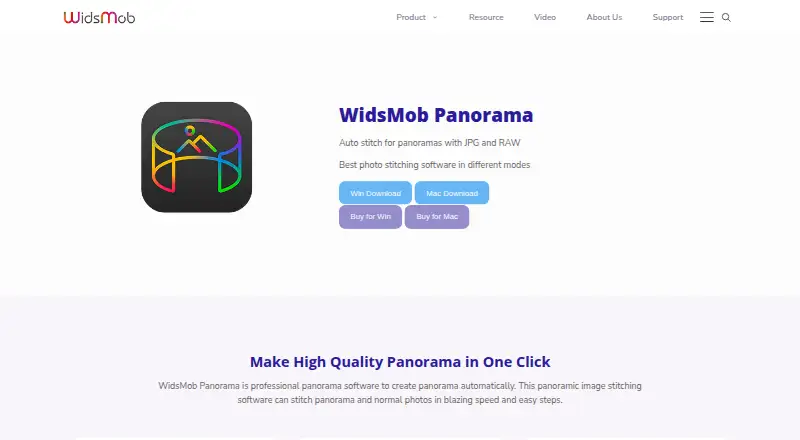 The WidsMob Panorama homepage