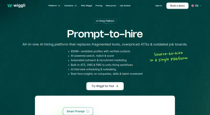 The Wiggli homepage