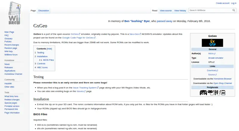 The GxGeo homepage