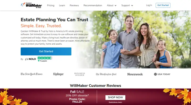 The Quicken WillMaker & Trust homepage