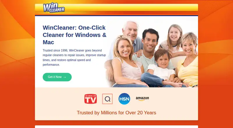 The WinCleaner homepage