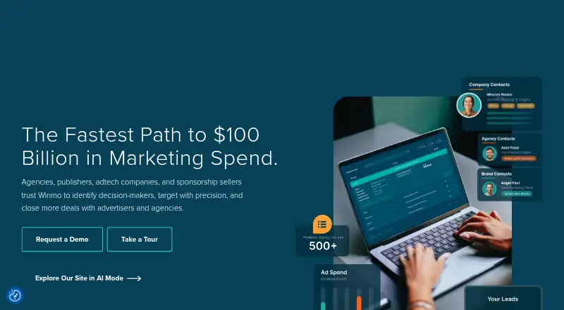 The Winmo homepage