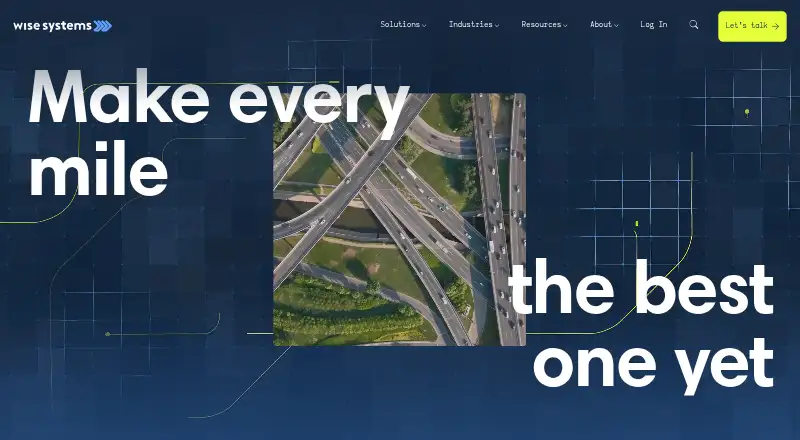 The Wise Systems homepage