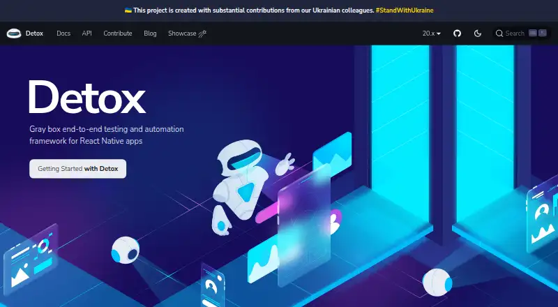 The Detox homepage