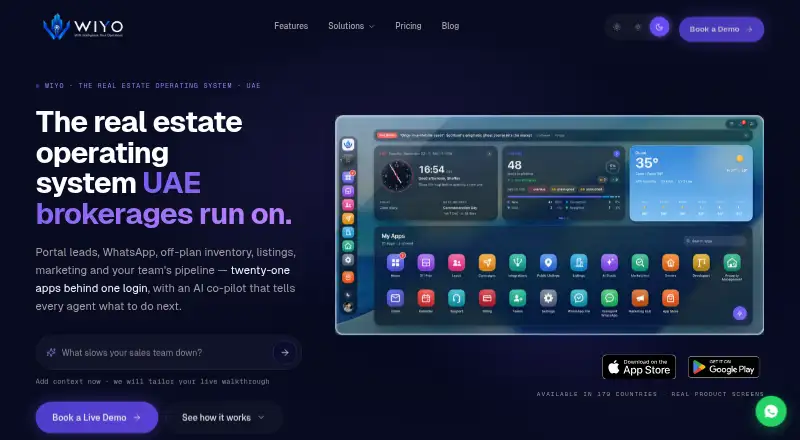 The WIYO homepage