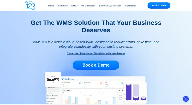 The WMS123 homepage
