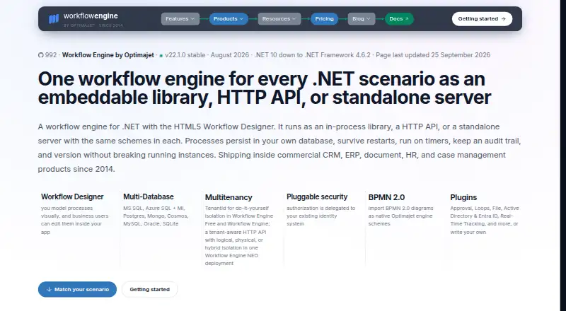 The Workflow Engine homepage