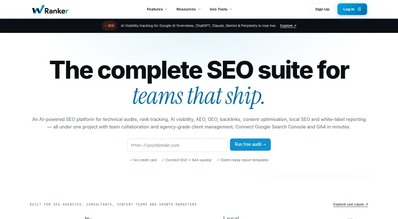 The Wranker homepage