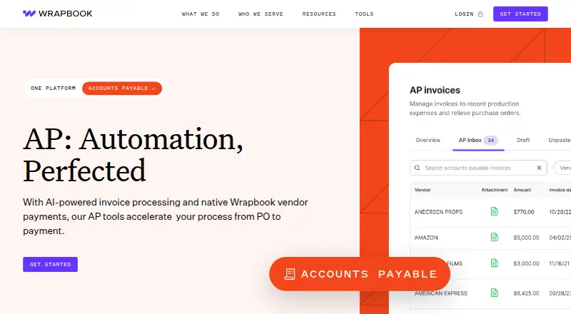 The Wrapbook AP Invoice Approval Workflows homepage