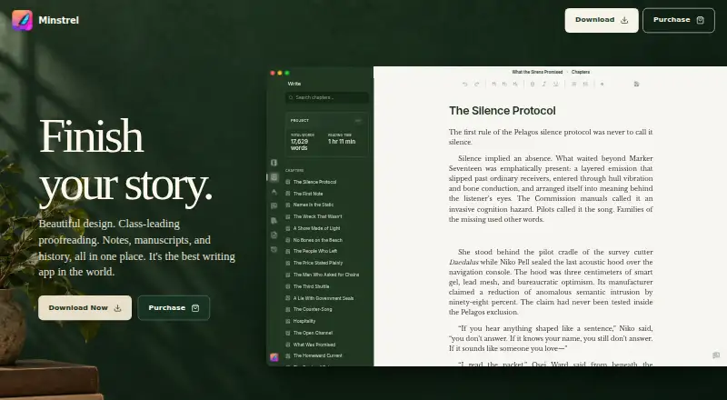The Minstrel homepage