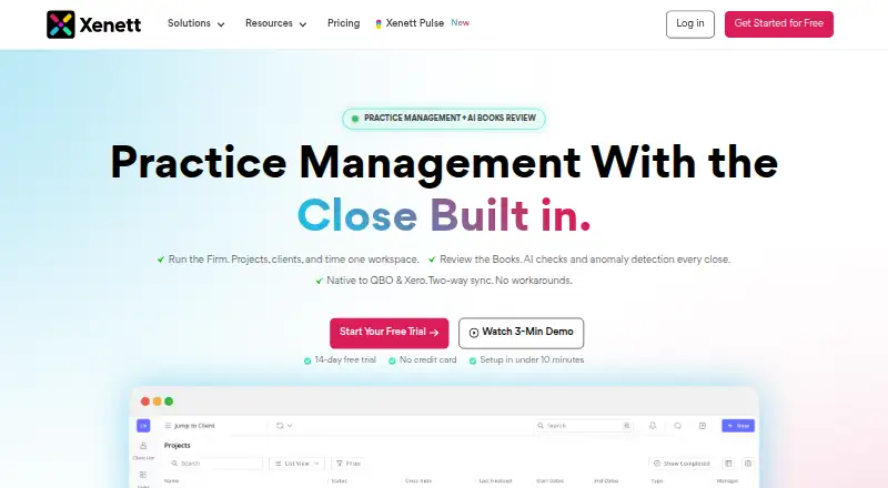 The Xenett homepage