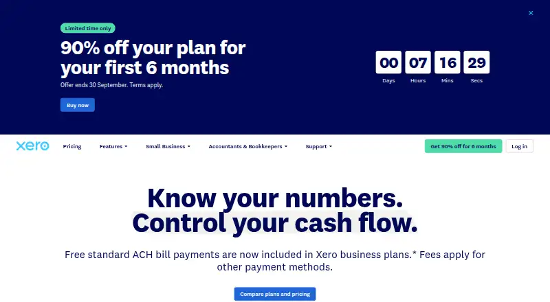 The Xero Bank Reconciliation homepage