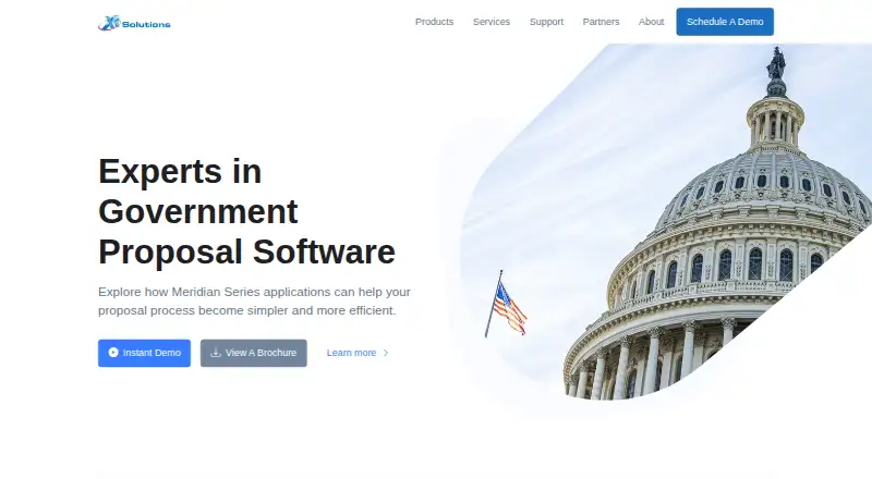 The Meridian Proposal Center homepage