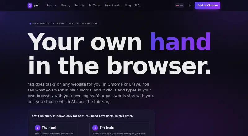 The Yad homepage