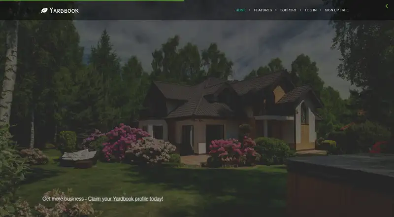 The Yardbook homepage