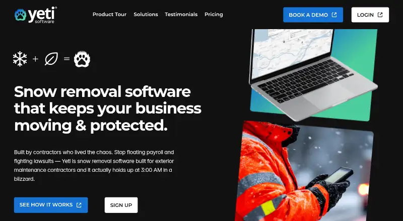 The Yeti Software homepage